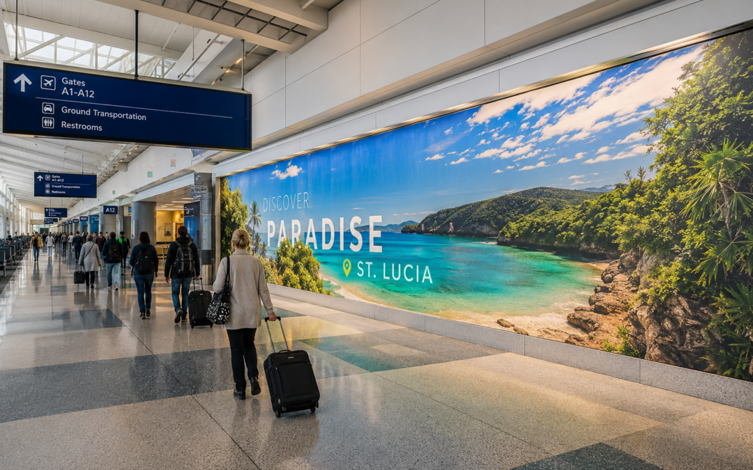 The Airport Experience: How Terminals Are Using Large Format to Calm, Direct, and Brand