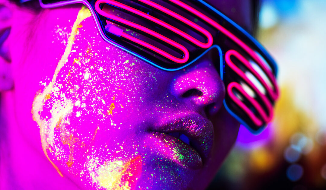 Trade Show Lighting and Fluorescent Inks