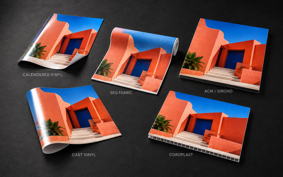 Large Format Printing Materials Guide